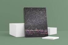 Load image into Gallery viewer, Night Wellness Journal. The cover shows a hand-painted starry night.
