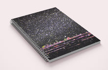 Load image into Gallery viewer, Night Wellness Journal. The cover shows a hand-painted starry night.
